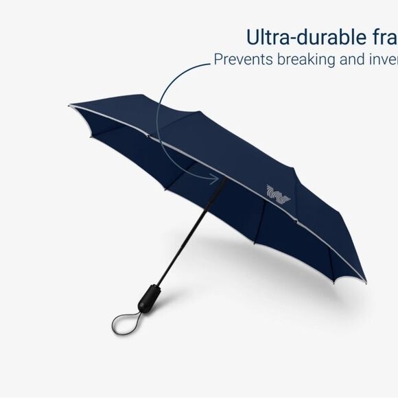 NIBWT Weatherman Umbrella 12” Long Durable Frame Fits Bag Univ North Carolina - Picture 7 of 12